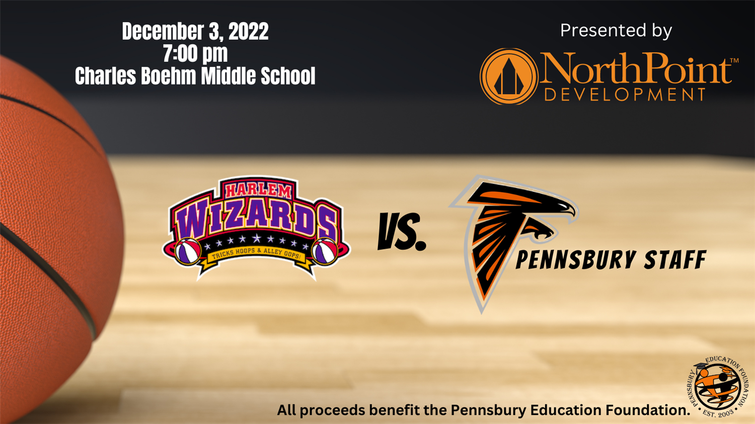 Harlem Wizards Come to Pennsbury on December 3, 2022 at 7:00 pm
